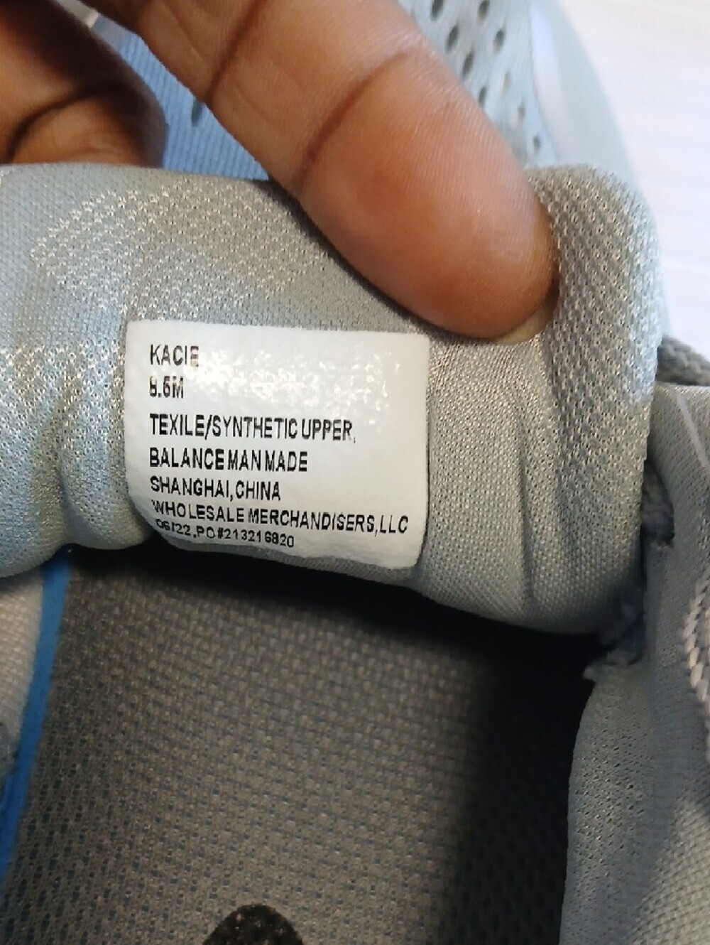 MTA Sport Light Gray Mesh Athletic Sneakers - Picture 2 of 5